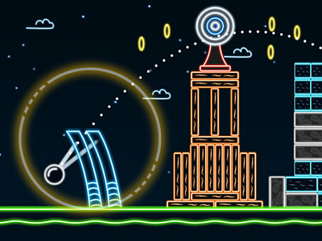 Neon Catapult gameplay