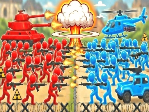Gun Mob: Stickman Run gameplay