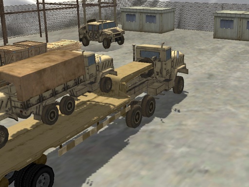 Transport Army vehicle truck driving gameplay